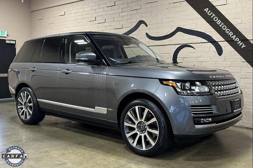 Gray 2016 Land Rover Range Rover 5.0L Supercharged Autobiography