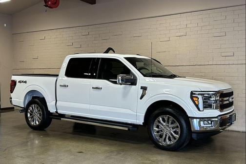 Star White Metallic Tri-Coat 2024 Ford F-150 Lariat