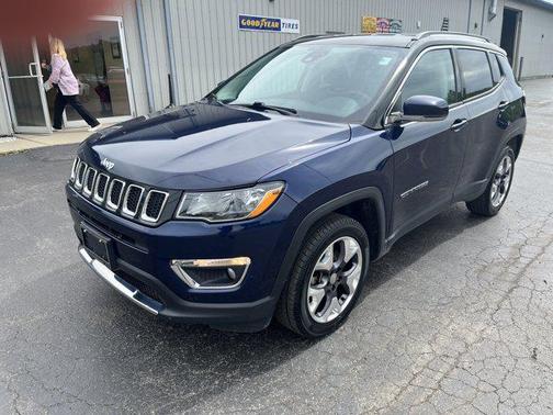 Jazz Blue Pearlcoat 2021 Jeep Compass Limited