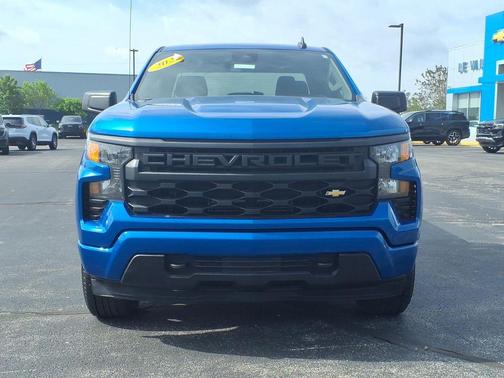 Glacier Blue Metallic 2022 Chevrolet Silverado 1500 Custom