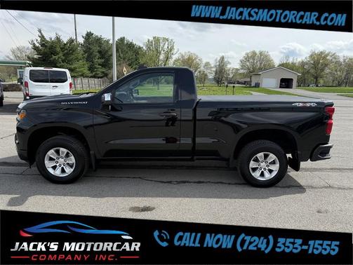 Black 2024 Chevrolet Silverado 1500 WT
