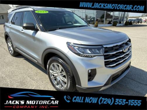 Iconic Silver Metallic 2025 Ford Explorer Active