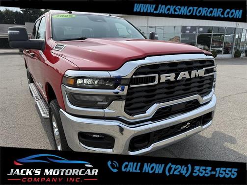 Flame Red Clearcoat 2026 RAM 2500 Big Horn Crew Cab 4x4 6'4' Box