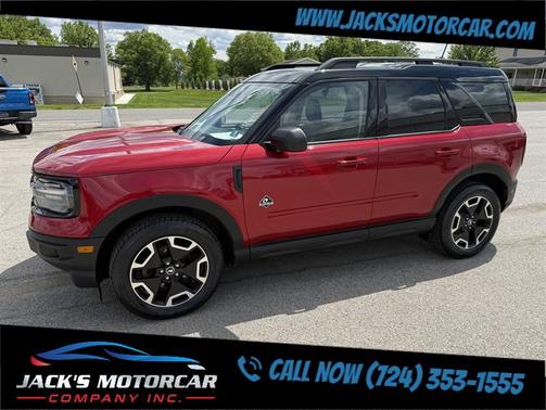 Rapid Red Metallic Tinted Clearcoat 2021 Ford Bronco Sport Outer Banks
