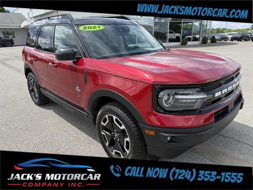 Rapid Red Metallic Tinted Clearcoat 2021 Ford Bronco Sport Outer Banks