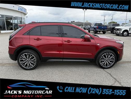 Radiant Red Tintcoat 2024 Cadillac XT4 Sport