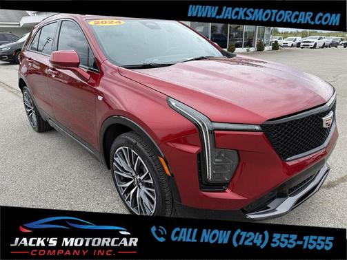 Radiant Red Tintcoat 2024 Cadillac XT4 Sport