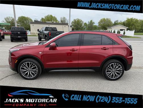 Radiant Red Tintcoat 2024 Cadillac XT4 Sport