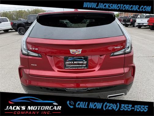 Radiant Red Tintcoat 2024 Cadillac XT4 Sport