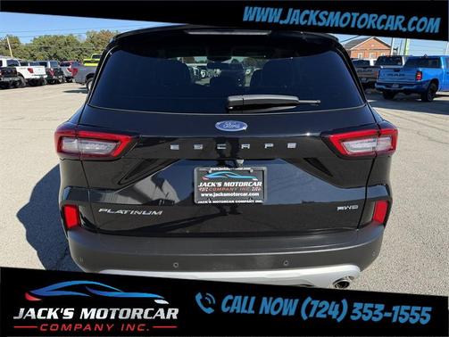Agate Black Metallic 2025 Ford Escape Platinum