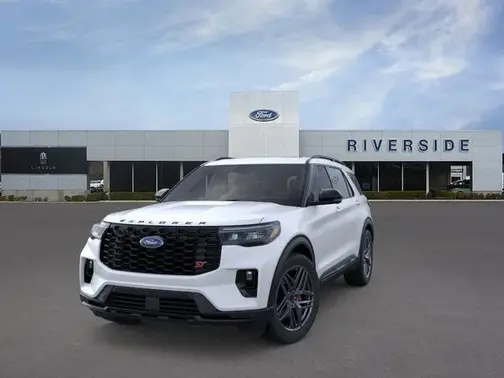 Star White Metallic Tri-Coat 2026 Ford Explorer ST