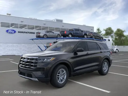 Agate Black Metallic 2026 Ford Explorer Active