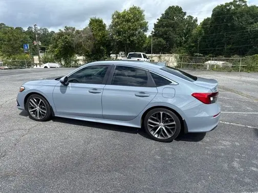 Aegean Blue Metallic 2022 Honda Civic Touring