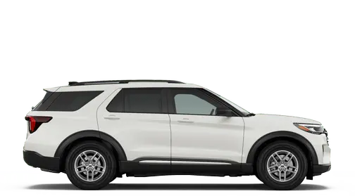 Star White Metallic Tri-Coat 2026 Ford Explorer Active