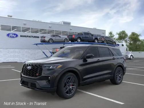 Agate Black Metallic 2026 Ford Explorer ST