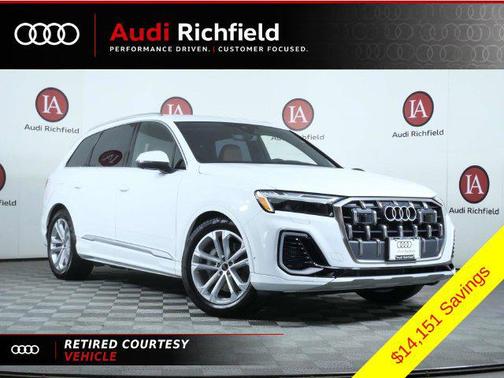 Carrara White 2026 Audi Q7 55 Premium Plus