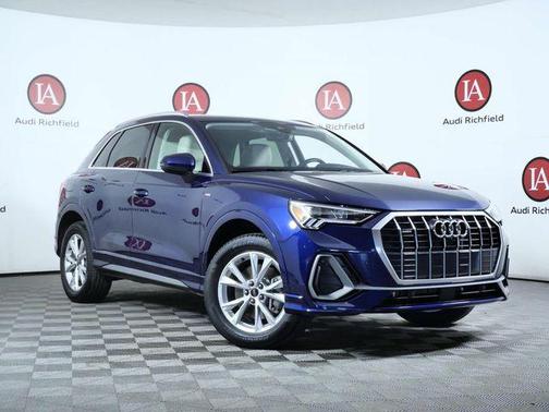 Blue Metallic 2023 Audi Q3 45 S line Premium Plus