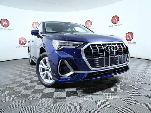 Blue Metallic 2023 Audi Q3 45 S line Premium Plus