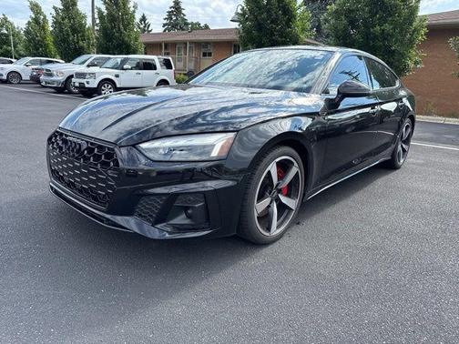 Mythos Black Metallic 2023 Audi A5 Sportback 45 S Line Premium Plus