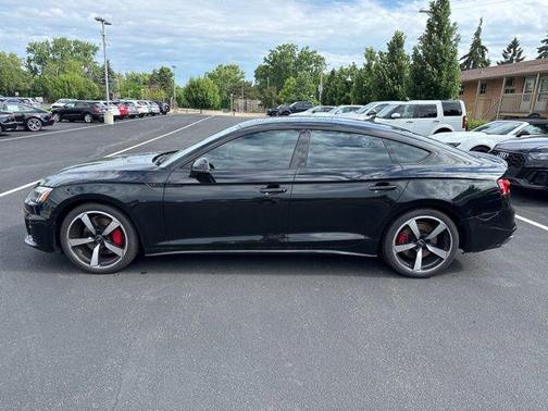 Mythos Black Metallic 2023 Audi A5 Sportback 45 S Line Premium Plus