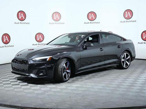 Mythos Black Metallic 2023 Audi A5 Sportback 45 S Line Premium Plus