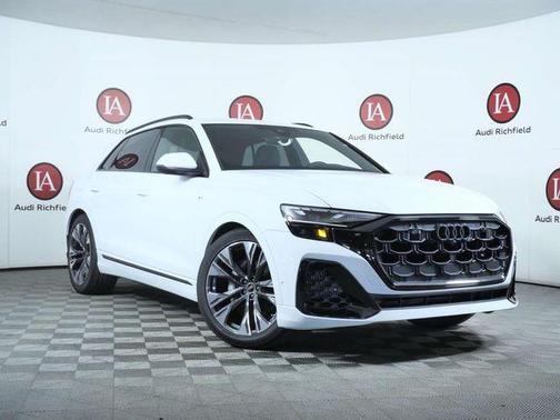 Glacier White Metallic 2026 Audi Q8 55 Premium Plus SUV
