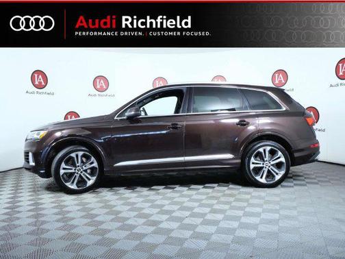 Barrel Brown Metallic 2022 Audi Q7 55 Premium Plus