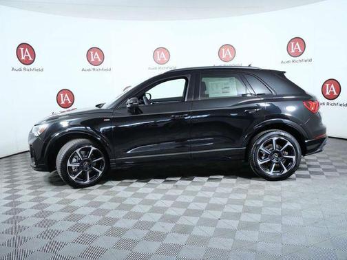 Black Metallic 2025 Audi Q3 45 S line Premium Plus