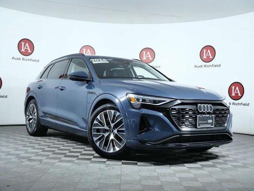 Blue Metallic 2024 Audi Q8 e-tron Premium Plus