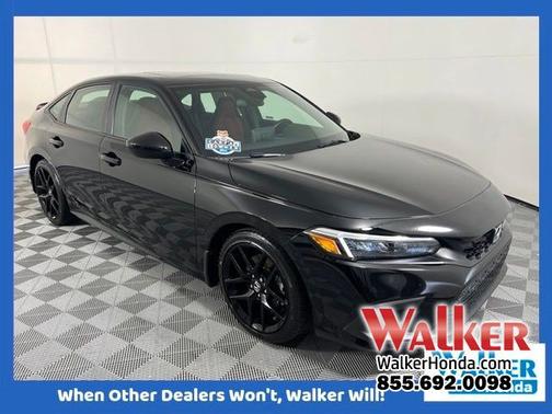 Crystal Black Pearl 2024 Honda Civic Si