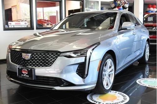 Wave Metallic 2023 Cadillac CT4 Luxury
