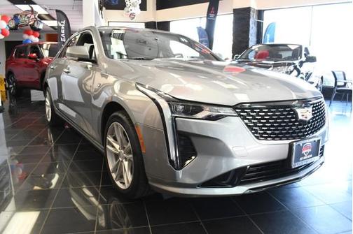 Wave Metallic 2023 Cadillac CT4 Luxury