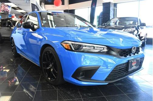 Boost Blue Pearl 2022 Honda Civic Sport
