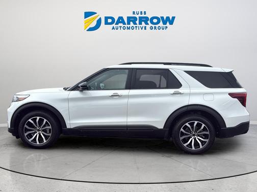 White Metallic 2021 Ford Explorer ST