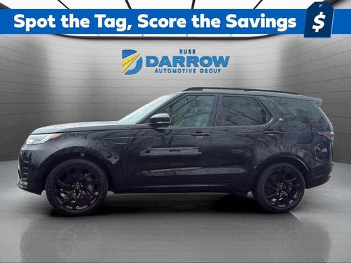 Santorini Black 2023 Land Rover Discovery P300 S R-Dynamic