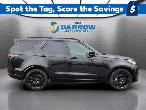 Santorini Black 2023 Land Rover Discovery P300 S R-Dynamic