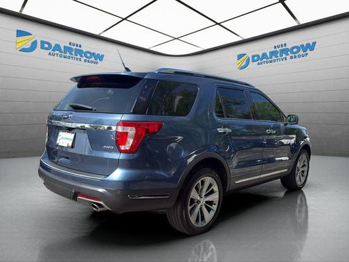 Blue Metallic 2019 Ford Explorer Limited