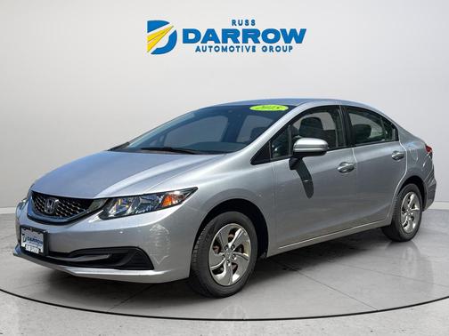 Modern Steel Metallic 2015 Honda Civic LX