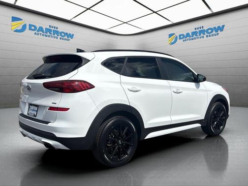 Dazzling White 2019 Hyundai TUCSON Night