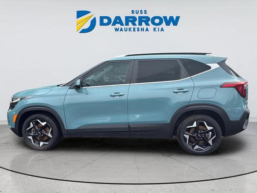 Blue 2024 Kia Seltos EX