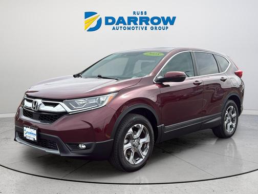 Burgundy 2018 Honda CR-V EX-L