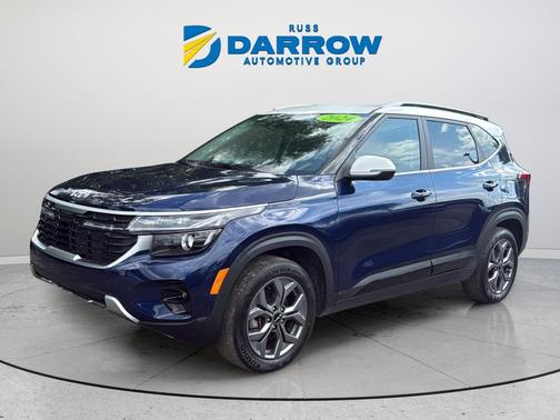 Dark Ocean Blue / White Roof 2024 Kia Seltos S