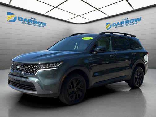 Aruba Green 2023 Kia Sorento X-Line S