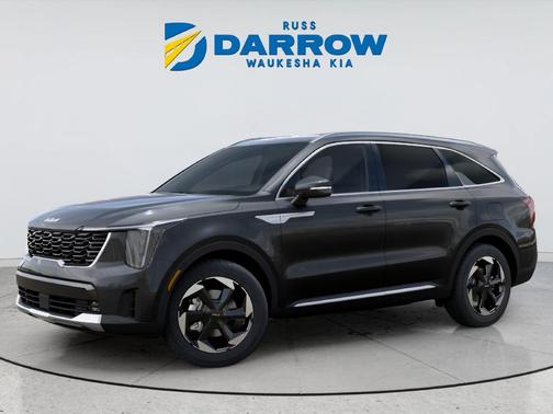 Gray 2026 Kia Sorento Hybrid EX
