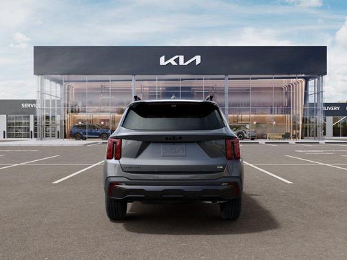 Steel Gray 2026 Kia Sorento Hybrid X-LINE SX PRESTIGE