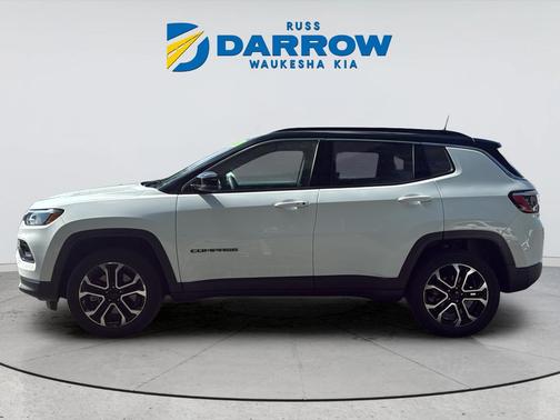 Bright White Clearcoat 2023 Jeep Compass Limited