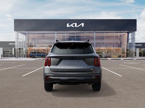 Steel Gray 2026 Kia Sorento Hybrid X-LINE SX PRESTIGE