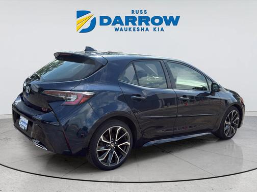 Galactic Aqua 2019 Toyota Corolla Hatchback XSE