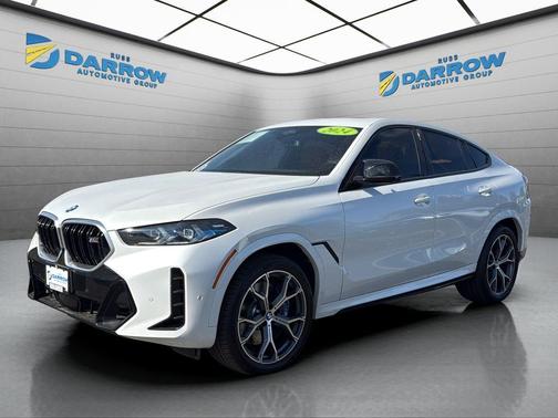 Mineral White Metallic 2024 BMW X6 M60i