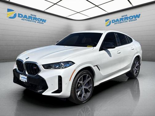 Mineral White Metallic 2024 BMW X6 M60i